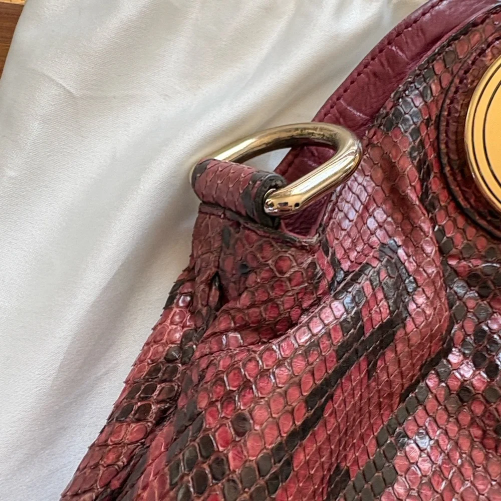 Authentic Gucci Python Hysteria Hobo Bag - Picture 7 of 13